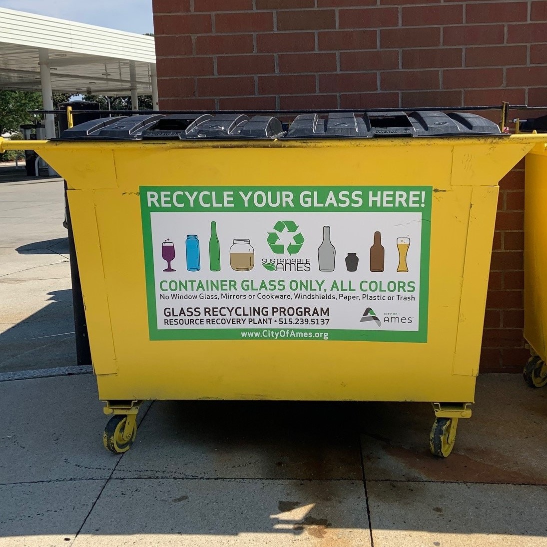 Ames Glass Recycling