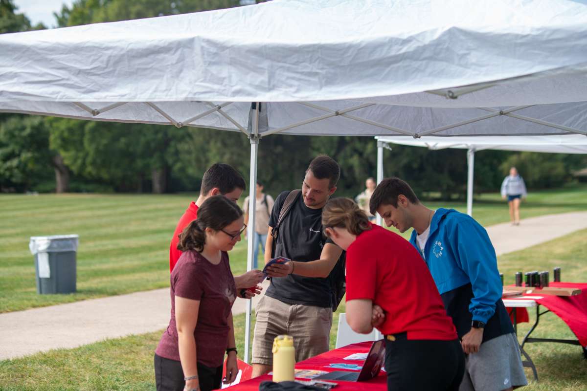 Outreach event for ISU student government.